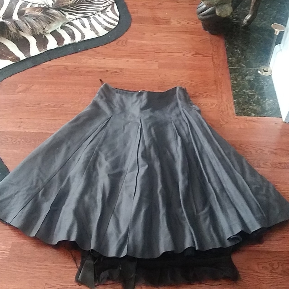Genny tulle gray skirt